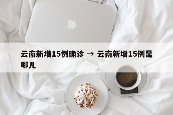 云南新增15例确诊 → 云南新增15例是哪儿